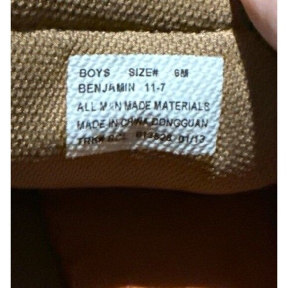 Madison Avenue Benjamin Boat Shoes Youth Size 6M Brown Leather Loafers - Picture 6 of 6